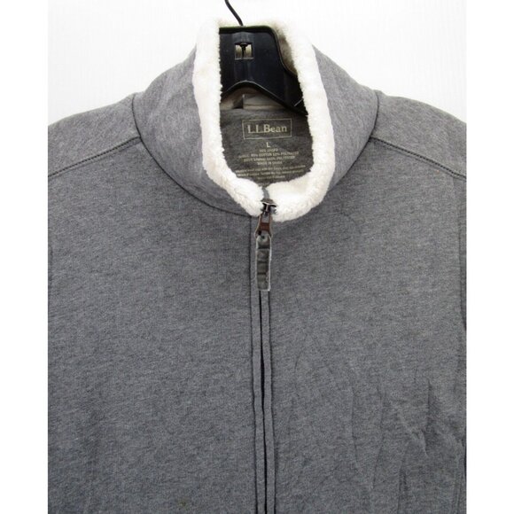 LL Bean Jacket Large Vest Coat Windbreaker Fleece Lined Outdoor * - Picture 2 of 12